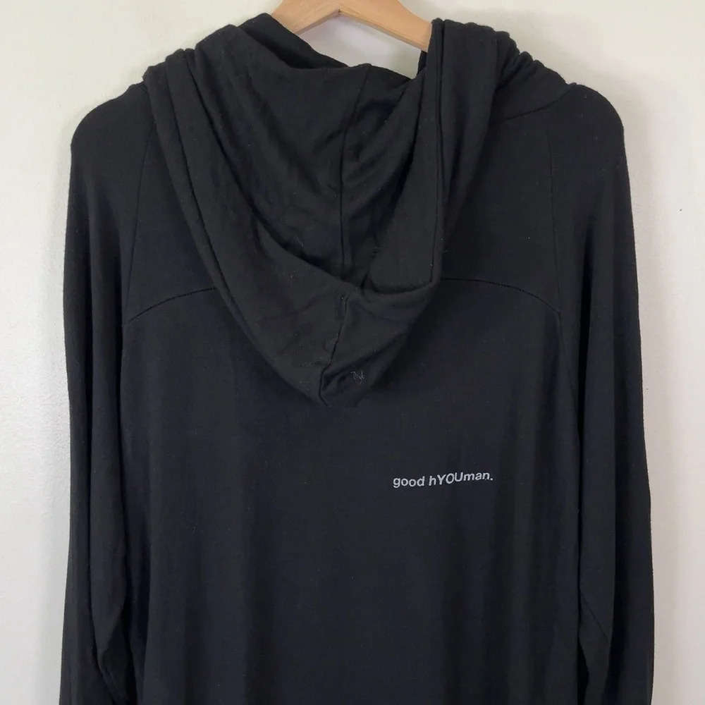 Good hYouman Bailey Collect Moements Not Things Cow Neck Hoodie - Picture 12 of 15